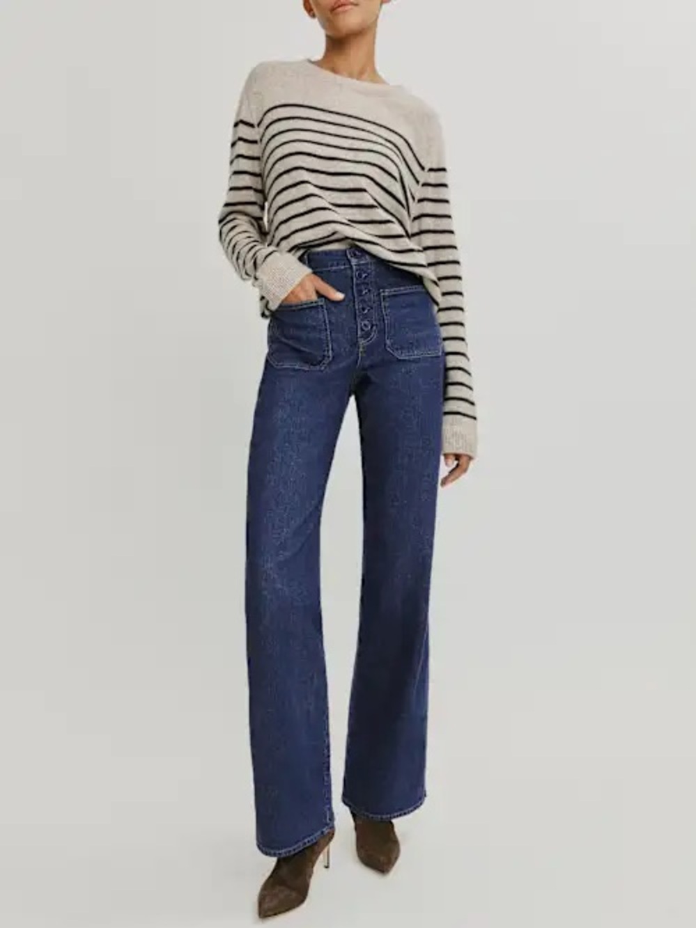 Reformation Victoria High Rise Wide Leg Jeans Women Size 28 NWOT Denim